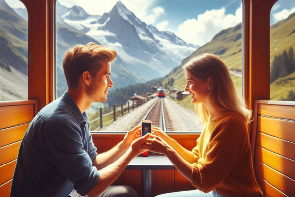 Como organizar um pedido de casamento memorável a bordo de um trem histórico