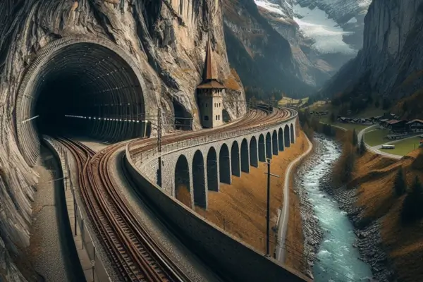 O túnel secreto usado por monges para escapar da guerra e que cruza uma linha ativa