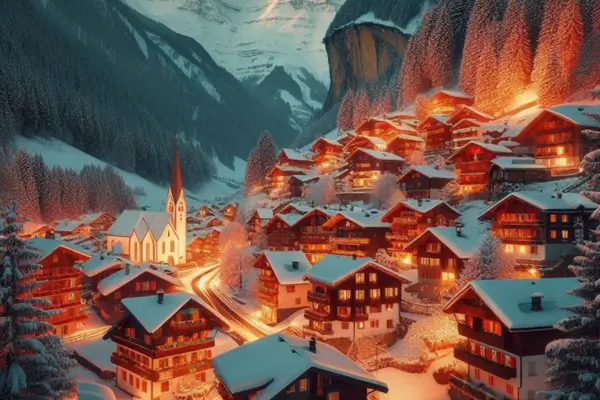 O segredo da vila encantada de Bergün revelado nas janelas do Bernina Express    